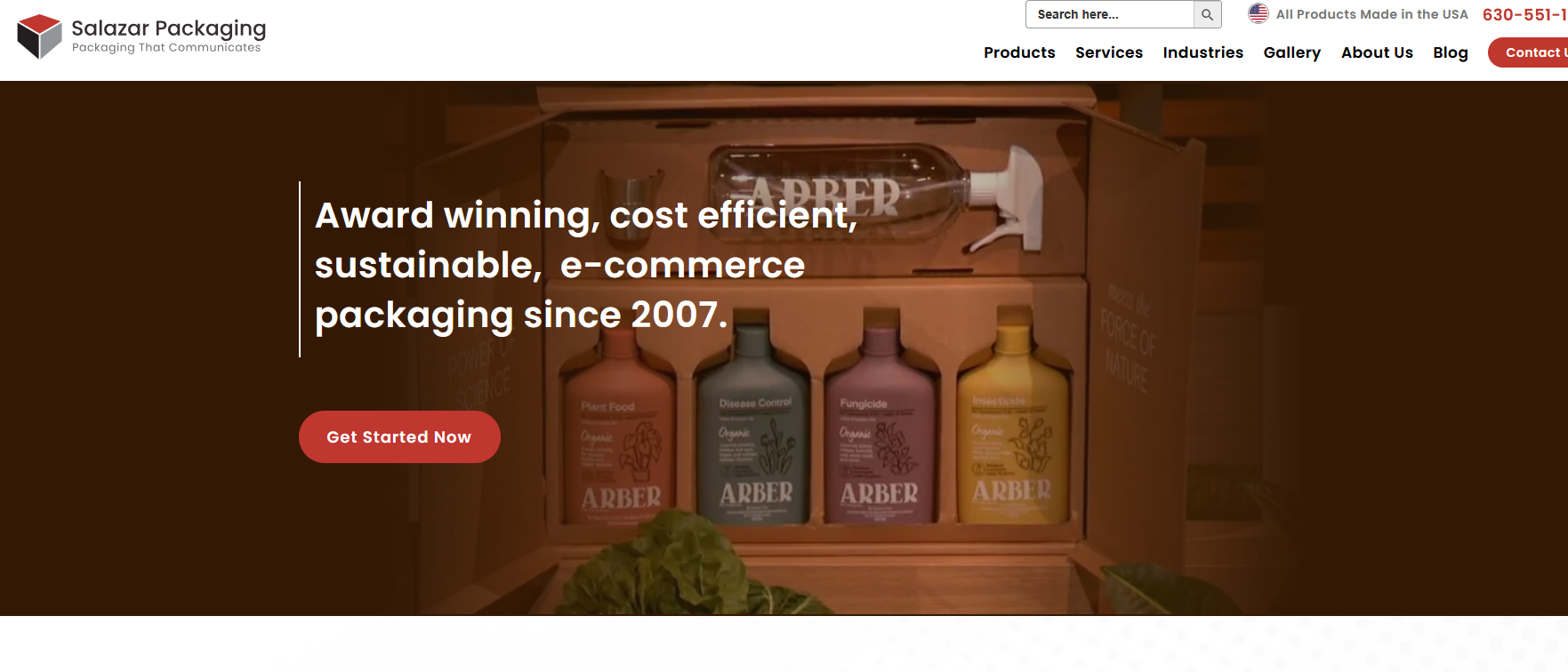 Our New and Improved Salazar Packaging Web Site