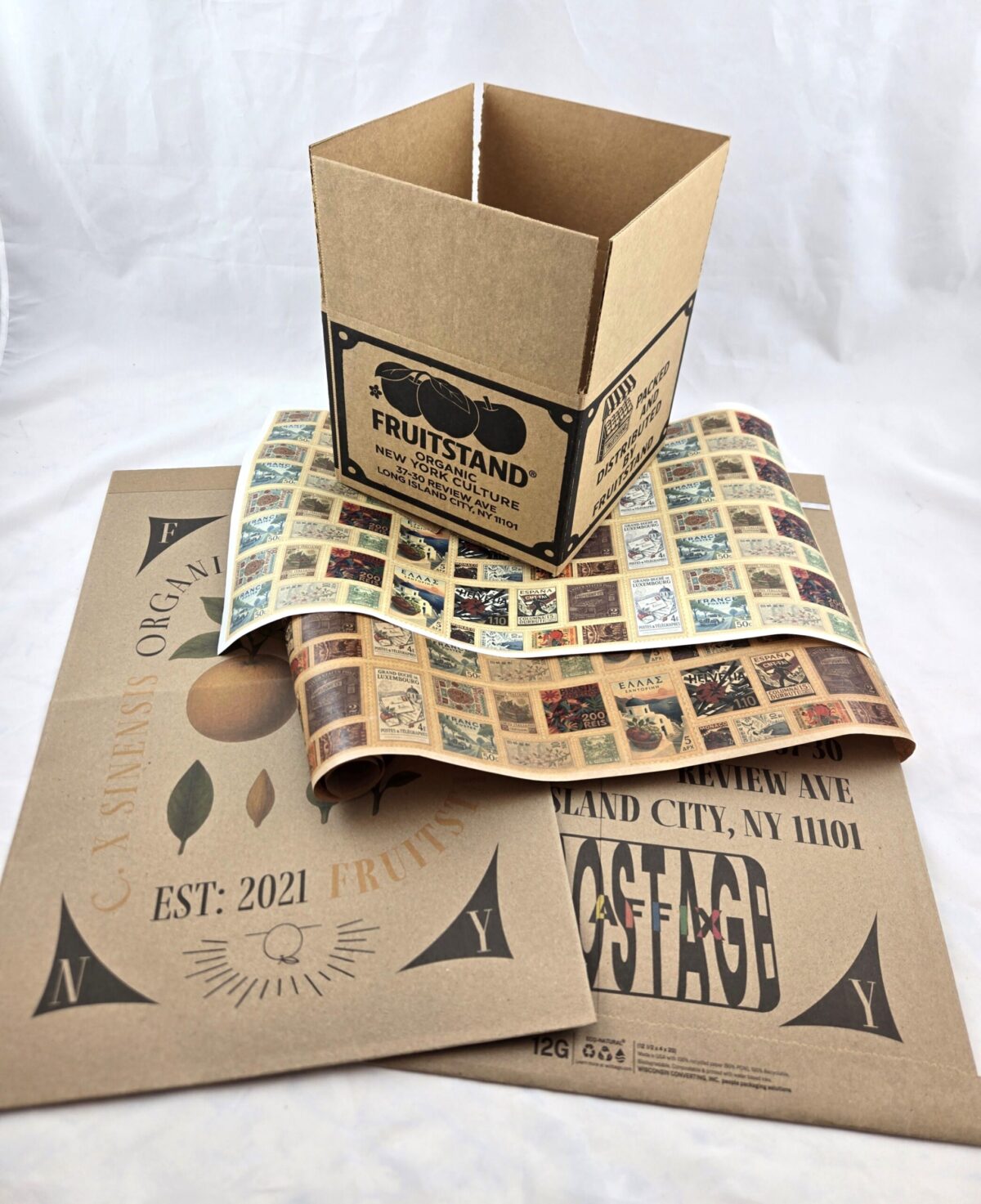 Fruitstand Chooses Salazar Packaging for Custom Boxes, Tape and Envelopes