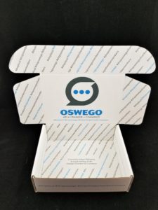 Oswego, IL welcome box interior by Salazar Packaging