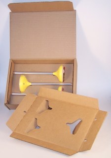 corrugated inserts with eco friendly diecut mailer