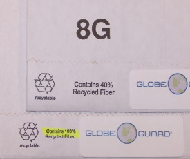 Globe Guard Mailers Now 100 Percent Recycled