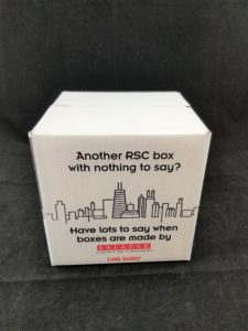 sealed RSC box exterior